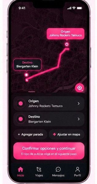 Modo Pink de EligeDrive